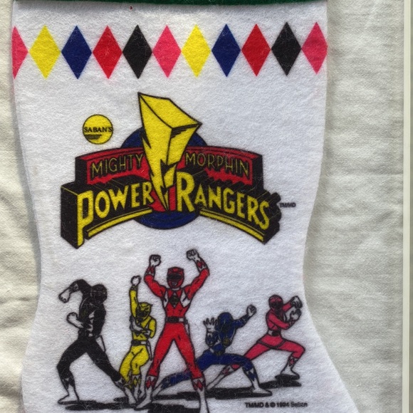 Mighty Morphin Power Rangers stocking - Picture 2 of 3